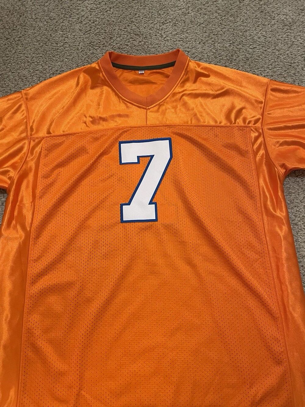 Vintage Orange Denver Broncos Elway Jersey Men’s Size XL Stitched NFL Football - Picture 5 of 5